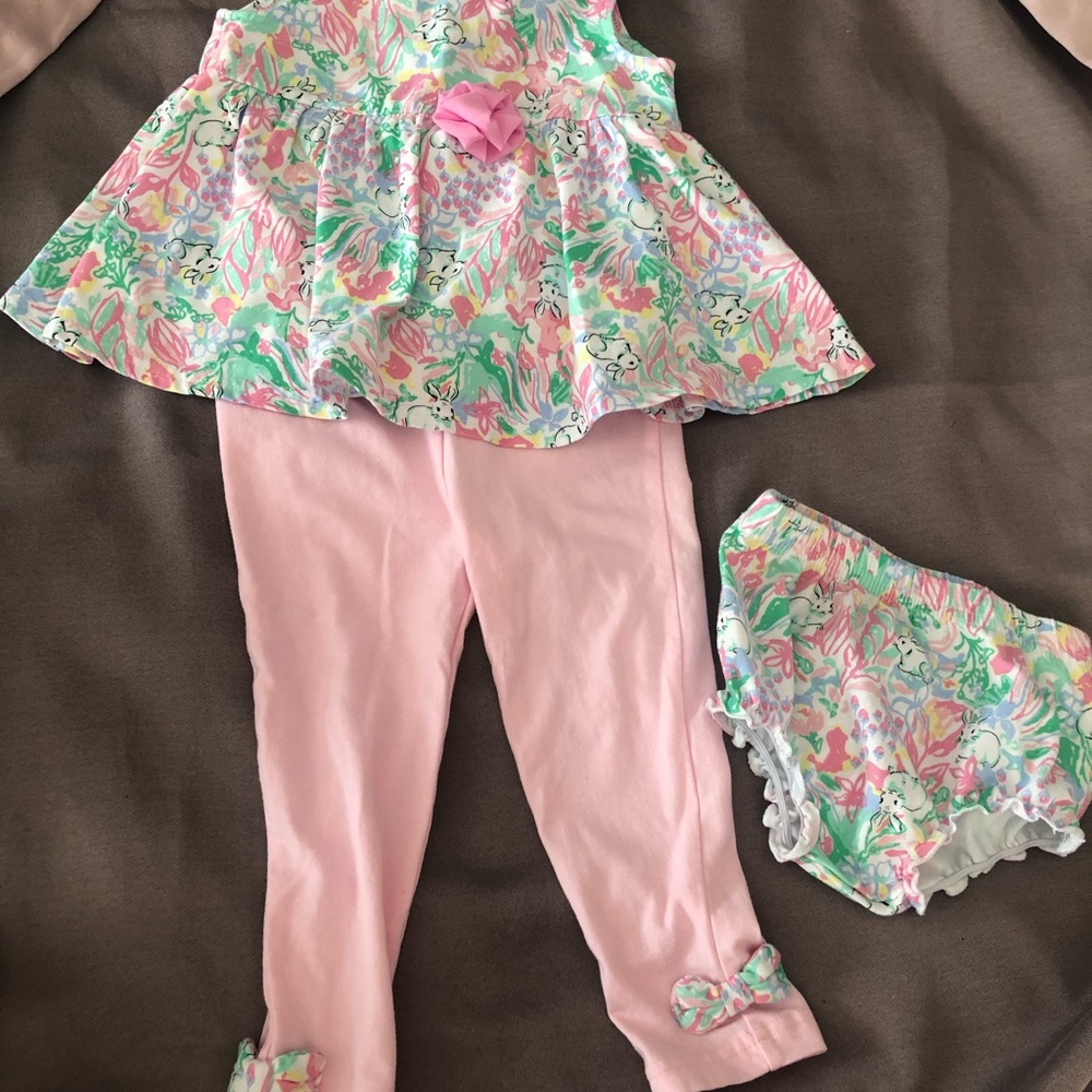 Easter outfit with both pants and bloomers